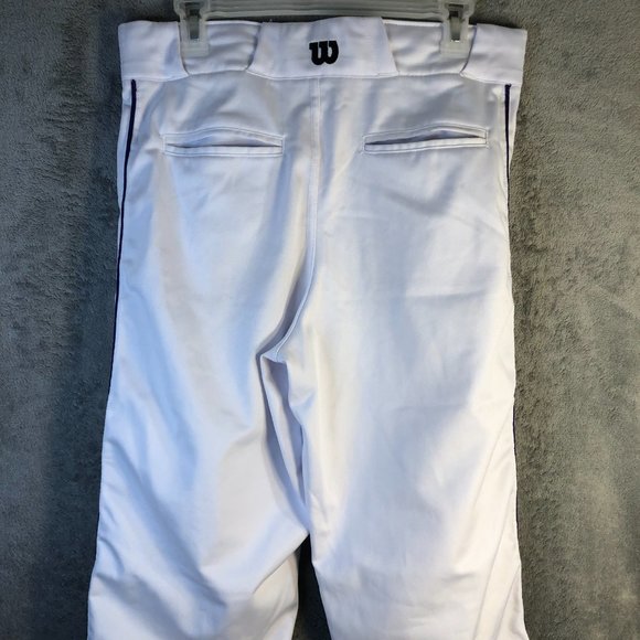 Wilson Baseball Adult M Pants White WTA4440 - Picture 7 of 12